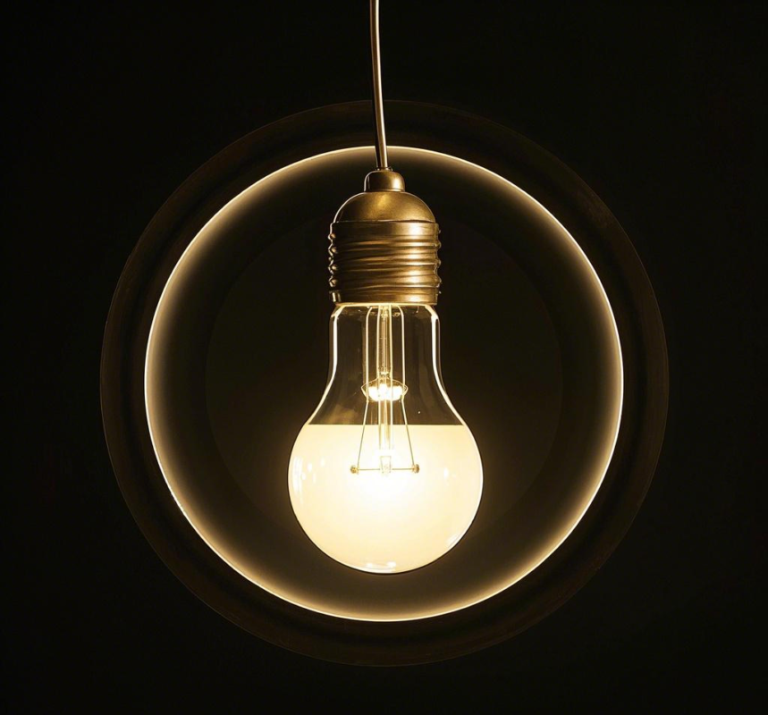 Circular light bulb