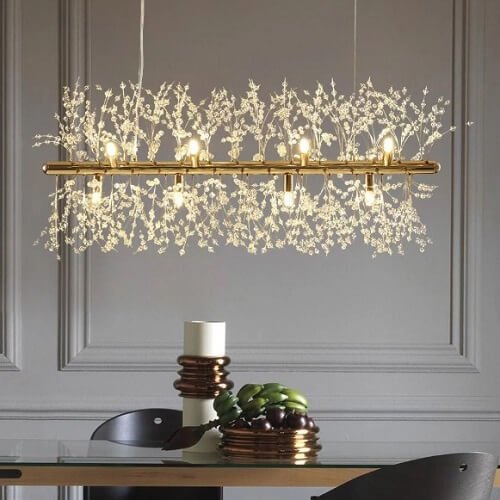 linear chandelier
