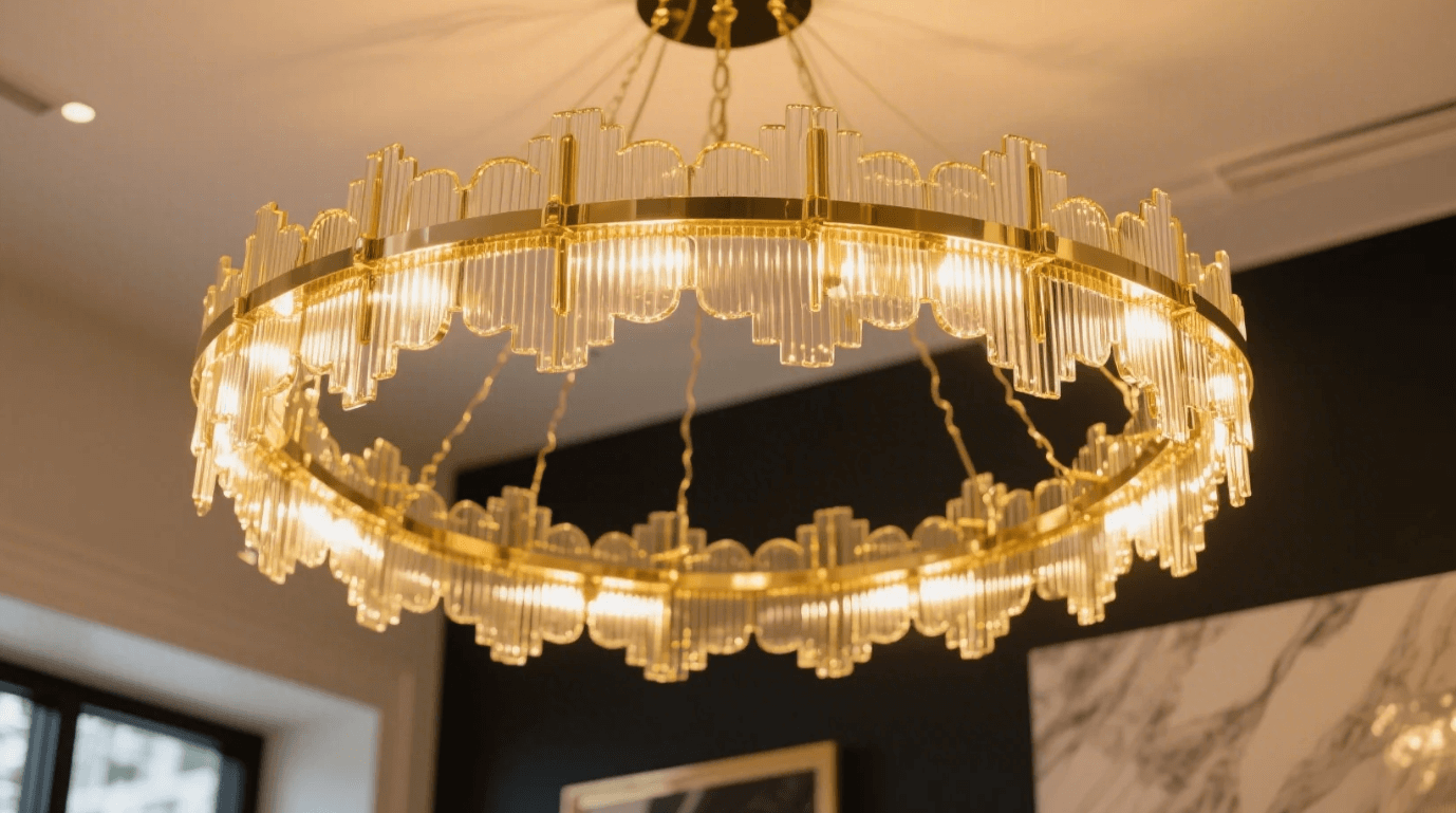 Gold Chandelier by FireNova: Where Elegance Meets Modern Living